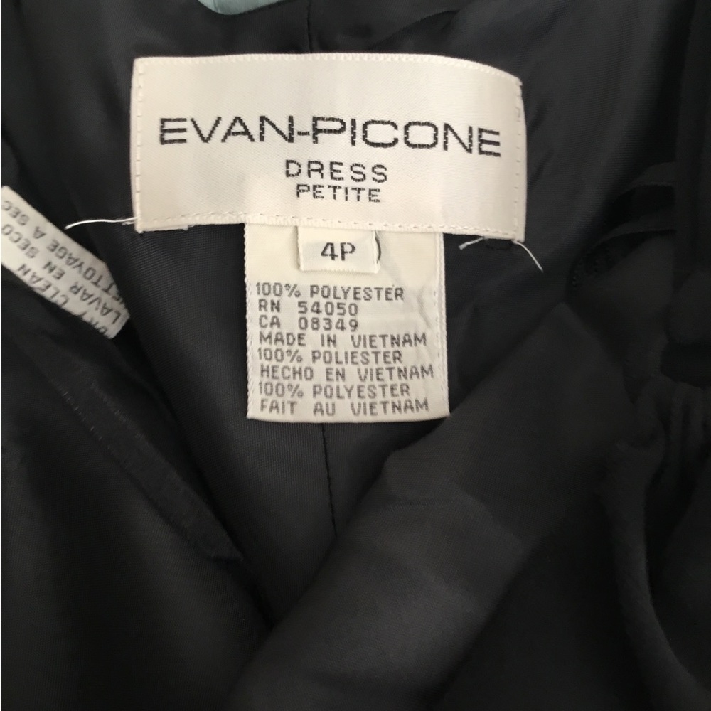 Evan Picone size 4P black dress